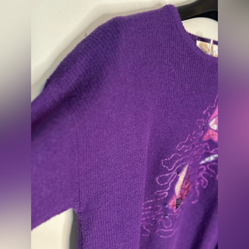 80s appliqué sweater - Picture 7 of 14